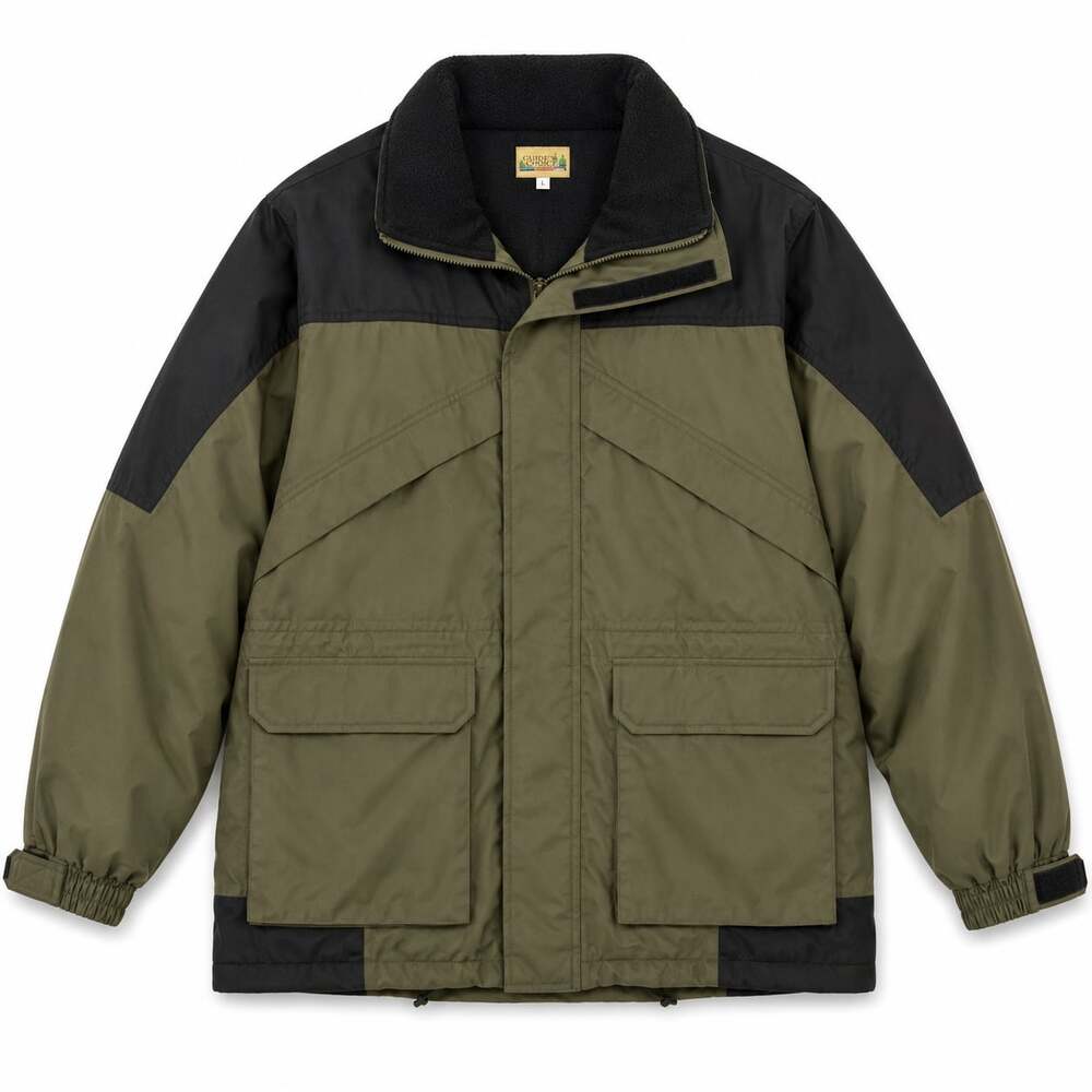 Guide's Choice For Adventure Men's Olive and Black Field Jacket